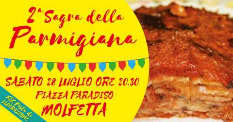 Molfetta, piazza Paradiso: torna la sagra della parmigiana